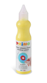 PINTURA PARA VIDRIO 75 ML AMARILLO | 6 UNIDADES | (PRIMO)